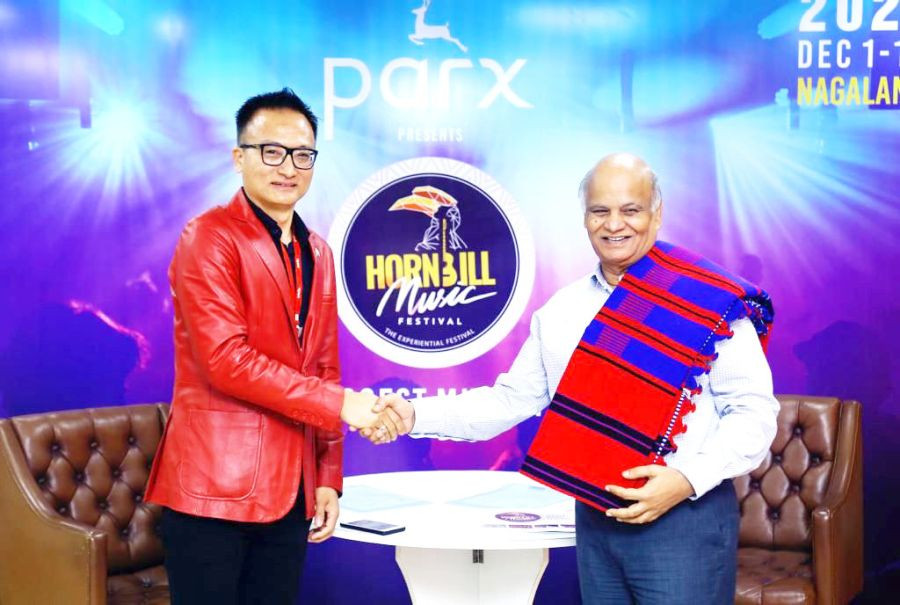 Theja Meru, Advisor, TaFMA and SL Pokharna, President & Board Member of Raymond Ltd.